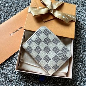 Louis Vuitton Zippy Coin Purse Damier Azur